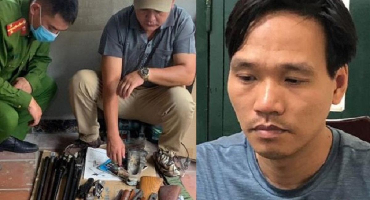 Sau đó, Dũng nhờ Đặng Trần Đức, SN 1974, trú tại Chùa Láng, quận Đống Đa, Hà Nội đến nhà mình lấy khẩu súng tháo rời mang đi cất giấu. Khi Đức đến nhà Dũng thì bị Cảnh sát bắt giữ. Còn Dũng cũng bị tóm gọn khi đang lẩn trốn ở khu vực phố Trần Duy Hưng. Khám xét nơi ở của Dũng, phát hiện khẩu súng Dũng dùng bắn người đi đường, 180 viên đạn chì và nhiều tang vật liên quan. 3 nạn nhân bị Dũng bắn trúng, trong đó có anh Phan Văn Thành, quê Hà Tĩnh bị thương nặng với tỷ lệ thương tật 14%.