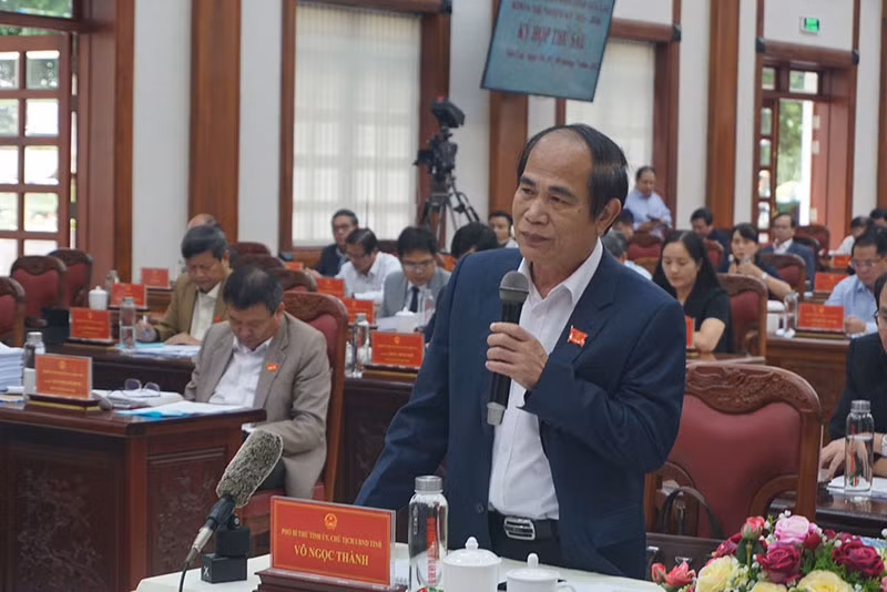 Ông Võ Ngọc Thành sinh năm 1963, quê quán Bình Định. Trình độ chuyên môn Cử nhân kinh tế chuyên ngành kế hoạch. 