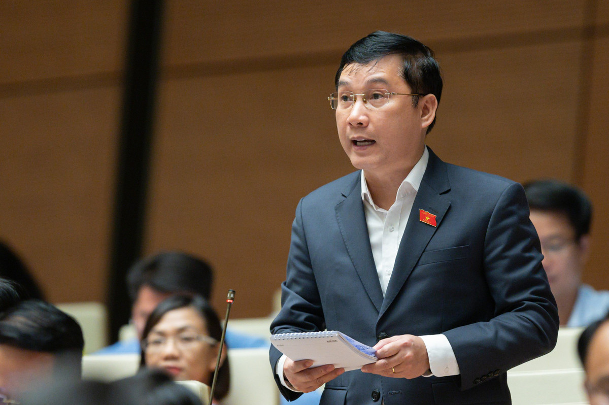  Đại biểu Lê Hoàng Anh - Gia Lai: "Việt Nam GDP tăng thì thế giới lại giảm, khi thế giới tăng thì Việt Nam lại thấp. Năm 2020 GDP Việt Nam đạt 2,91% thì thế giới âm 3,1%. Năm 2021 thế giới tăng 5,9% thì Việt Nam giảm còn 2,58%. Năm 2022 Việt Nam tăng đạt 8,0% thì thế giới giảm còn 2,4 đến 3,2%. Việt Nam có nền kinh tế rất mở nhưng ta lại ngược độ tăng trưởng GDP với thế giới. Nếu chúng ta xác định đi một mình để đi nhanh thì cũng cần phân tích, rút ra kinh nghiệm để chỉ đạo, điều hành bảo đảm tăng trưởng cao nhưng bền vững."