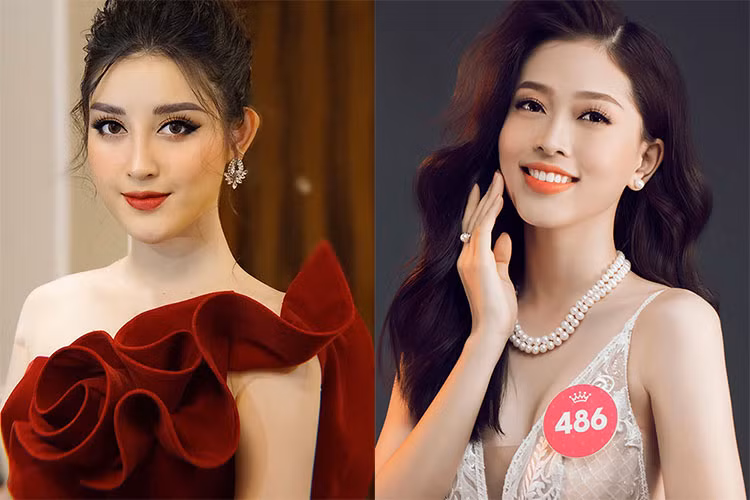 Huyền My sinh năm 1995, hơn Phương Nga 3 tuổi. Cả hai đều gây tiếc nuối khi chỉ dừng chân ở vị trí Á hậu 1 dù nhan sắc không hề kém cạnh người giành vương miện. Ảnh: FBNV