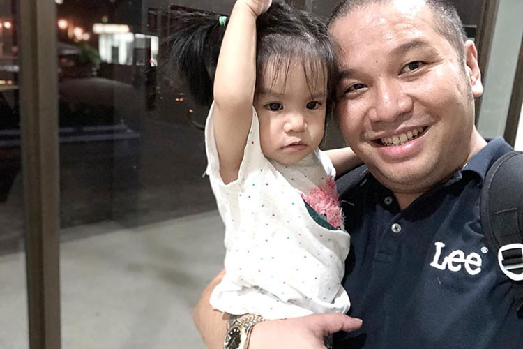 Giống như Phạm Quỳnh Anh, Quang Huy muốn giữ bình yên cho các con của anh.