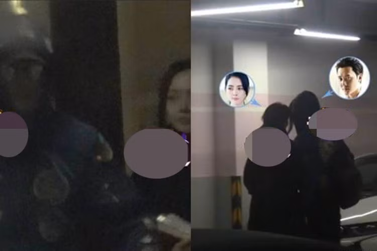 Một blogger từng tung ảnh Phùng Thiệu Phong đưa Quách Bích Đình về nhà cùng đón giao thừa với bố mẹ của anh. Ảnh: 163