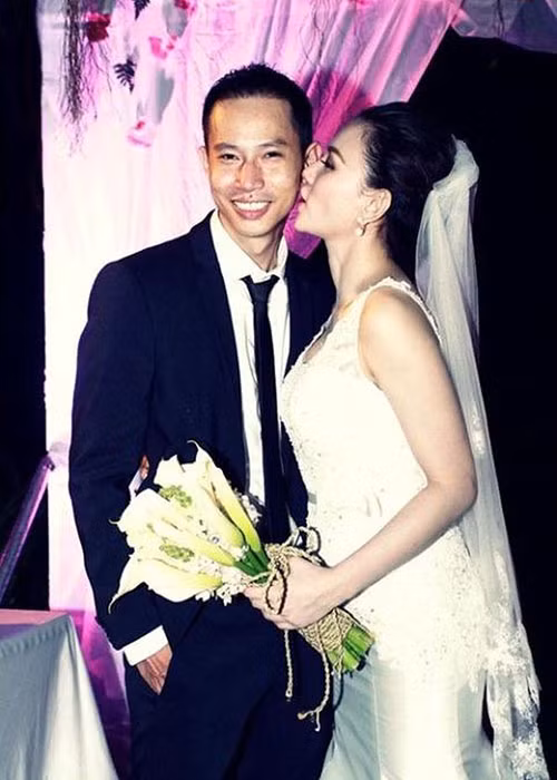 Năm 2014, nữ ca sĩ kết hôn với bạn trai 12 năm, viết nên cái kết cho chuyện tình đẹp như mơ. Ảnh: Tiền Phong