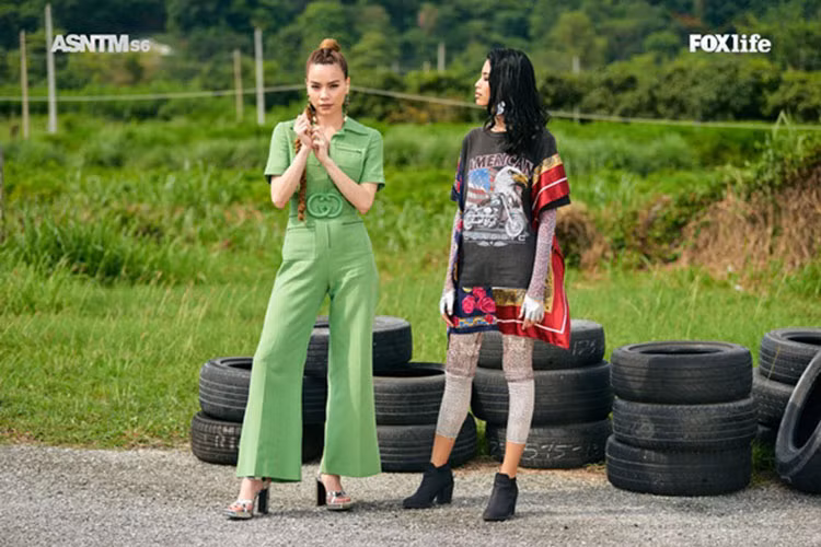 Ban tổ chức chương trình Asia's Next Top Model 2018 còn sử dụng bài hát "Em muốn anh đưa em về" của Hà Hồ làm nhạc nền cho clip quảng cáo. Ảnh: Vietnamnet