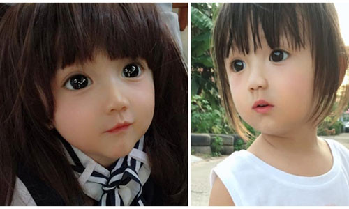 Be gai sinh ra da giong het bup be Barbie lam phat cuong dan mang