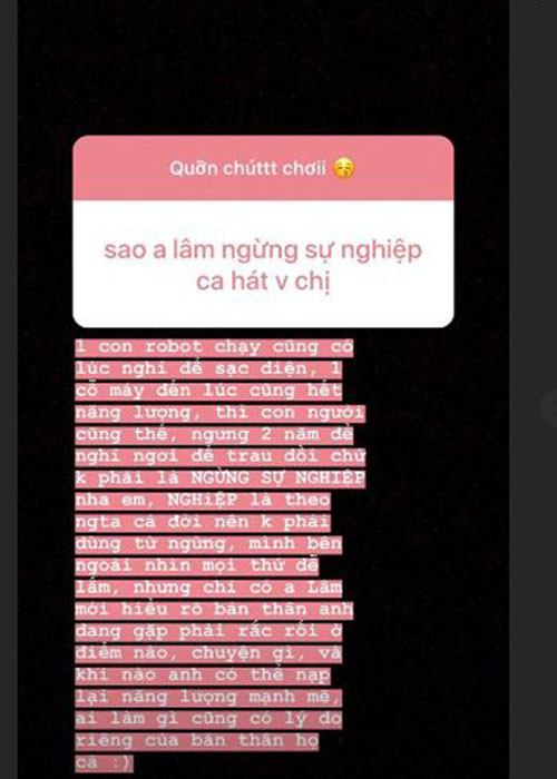 Ban gai len tieng viec Hoai Lam nghi hat, bi Hoai Linh tu mat-Hinh-2