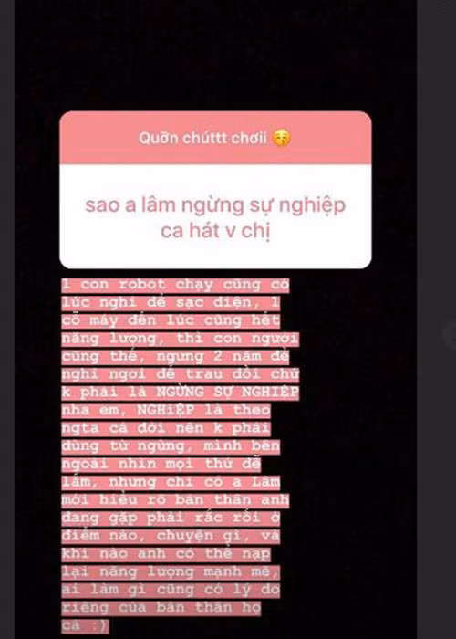 Ban gai len tieng viec Hoai Lam nghi hat, bi Hoai Linh tu mat-Hinh-2