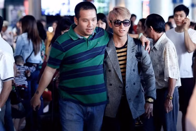 Tên tuổi của Quang Huy được chú ý nhiều hơn khi anh trở thành ông bầu của Sơn Tùng M-TP. Ảnh: Công lý