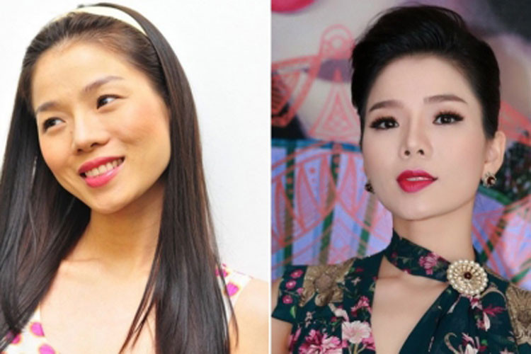 Lệ Quyên được biết đến là một trong số những sao Việt lột xác nhờ phẫu thuật nâng mũi. Ảnh: Người đưa tin