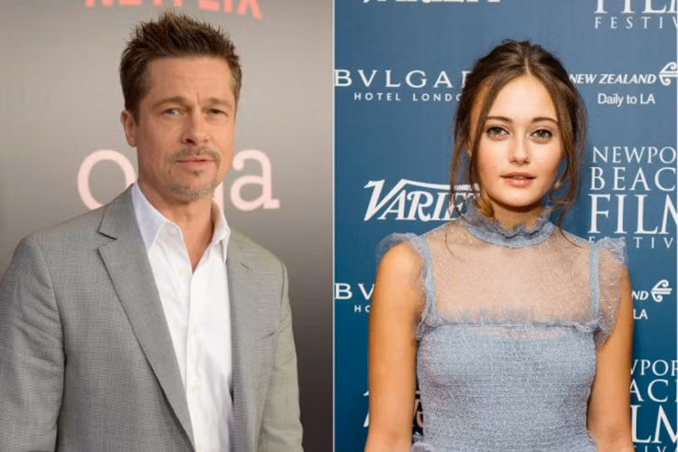 Năm 2017, Brad Pitt bị đồn rơi vào lưới tình với nữ diễn viên kém anh 21 tuổi tên Ella Purnell. Ảnh: ibtimes