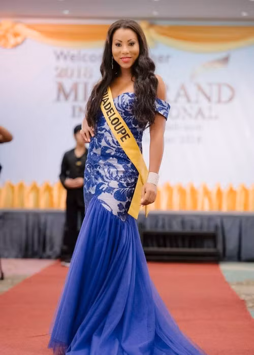Meghan cao 1m70, đến từ Saint-Claude, Guadeloupe.