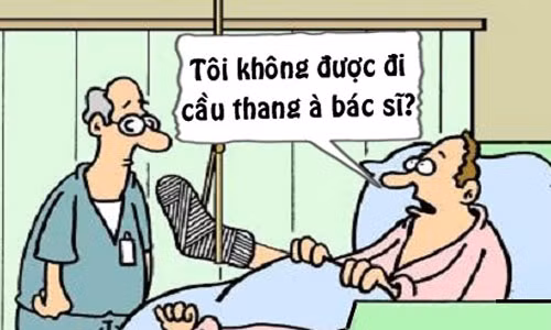 Bac si “chet lang” voi cach di chuyen cua benh nhan gay chan