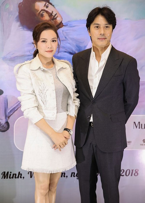 Lý Nhã Kỳ sắp tái xuất màn ảnh với dự án phim "Thiên đường". Trong phim, cô đóng cặp với nam diễn viên xứ Hàn Han Jae Suk. Ảnh: VOV