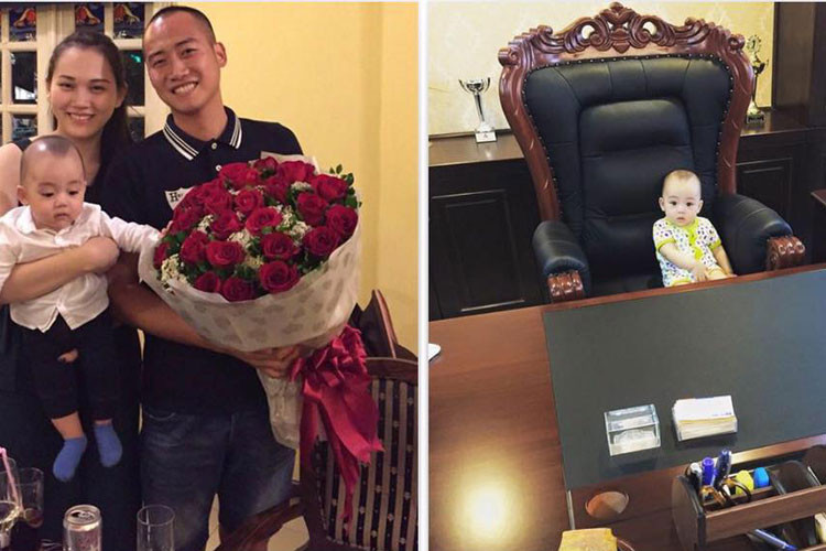 Với khối tài sản “khủng” của vợ chồng siêu mẫu Ngọc Thạch - đại gia Bình Dương, con trai của cặp đôi - bé Ricky có cuộc sống sanh chảnh.