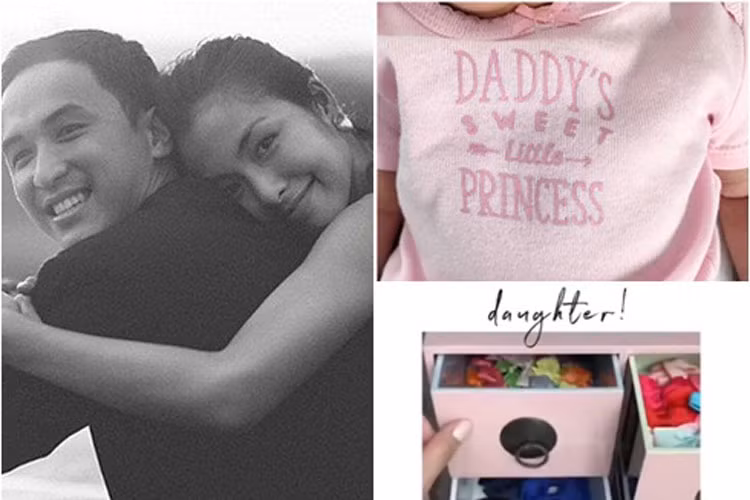 Tăng Thanh Hà rất chăm chút diện mạo cho con gái hơn 1 tuổi của mình khi sắm tủ phụ kiện hàng trăm kẹp tóc, thun buộc tóc...