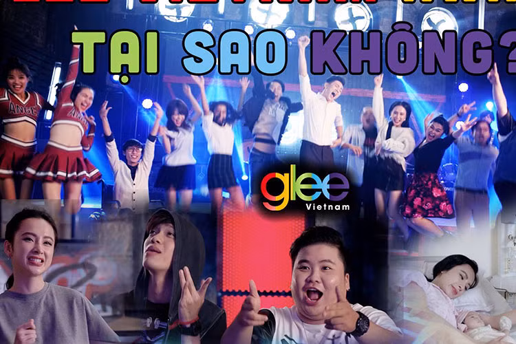 Được Việt hóa từ bản gốc Mỹ, “Glee” có khởi đầu khá khả quan bởi ánh hào quang của bản gốc. Ảnh: Fanpage
