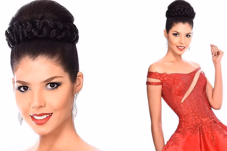 Theo sau đại diện Australia là chân dài đến từ Colombia Anabella Castro.