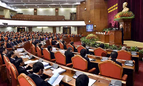 Khai mac Trung uong 8: Ban cong tac nhan su, chuan bi Dai hoi 13