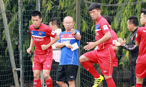 HLV Park Hang-seo va ban danh sach bi ro ri