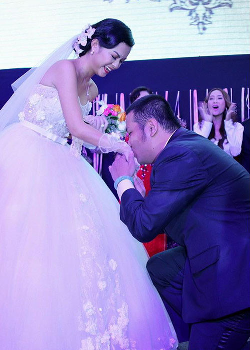 Trước khi hôn nhân tan vỡ, Phạm Quỳnh Anh và Quang Huy đã có không ít khoảnh khắc ngọt ngào bên nhau. Ảnh: Phụ nữ gia đình