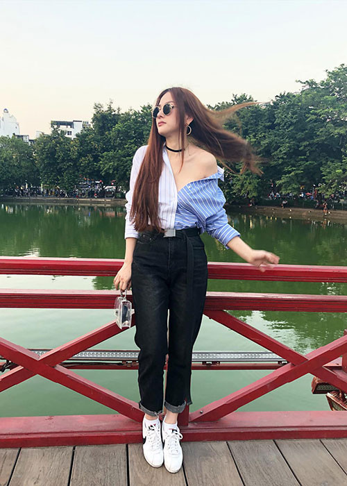 Hình ảnh thành viên nhóm H.A.T trẻ trung, gợi cảm trong một chuyến ra Hà Nội.