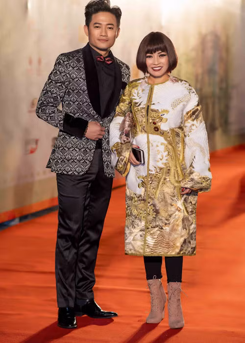 Quý Bình là MC chính của buổi lễ khai mạc Liên hoan phim quốc tế Hà Nội lần thứ V.