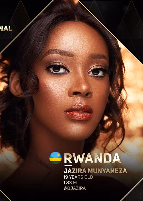 Djazira Munyaneza 19 tuổi, cao 1m83. Đại diện Rwanda được dự đoán về thứ 8 chung cuộc.