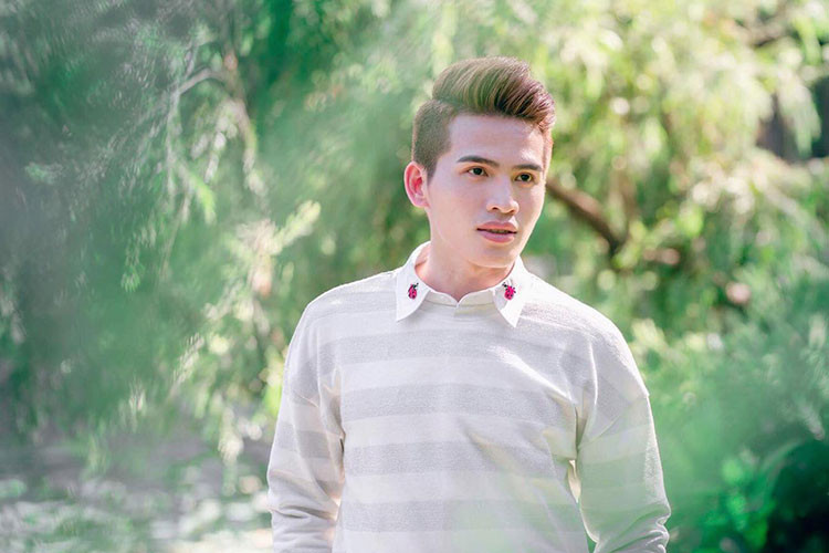 Trước khi phẫu thuật thẩm mỹ, chiếc mũi của Quốc Thiên khá to và thô. Ảnh: FBNV