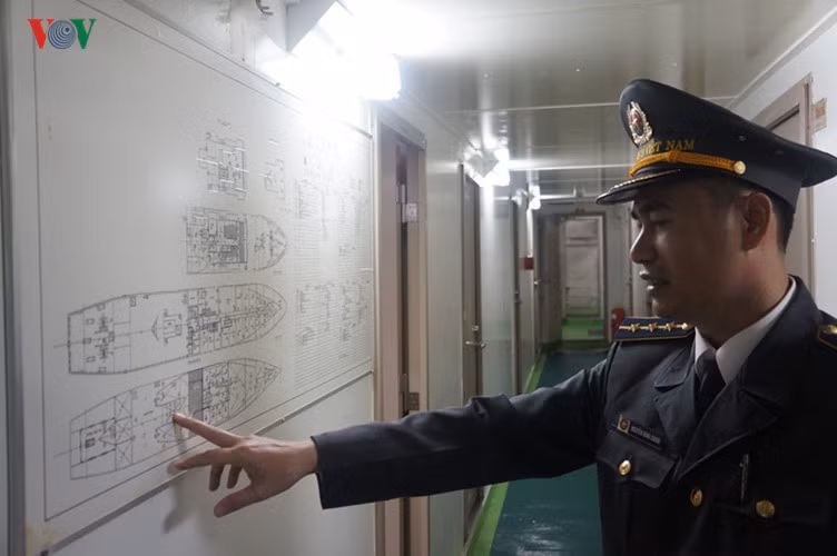 Các thông số trên tàu. Ảnh: VOV.
