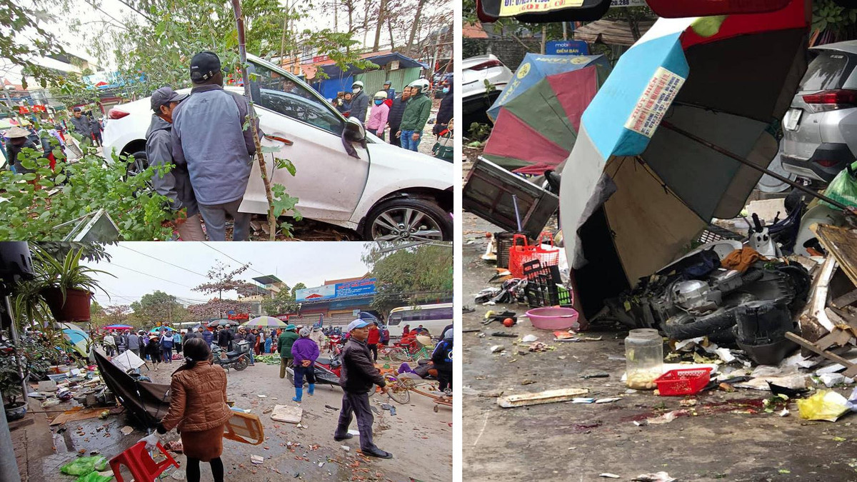 Hiện vụ ô tô lao như tên bắn vào chợ ở Hải Phòng đang được cơ quan chức năng điều tra, làm rõ.