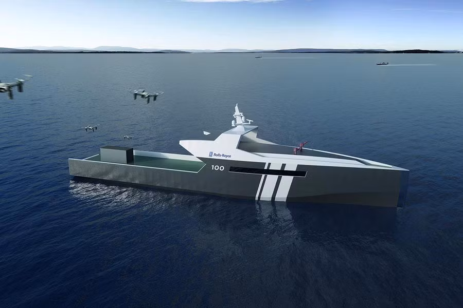 Thiết bị không người lái trên biển từ tàu cao tốc vũ trang đến tàu ngầm thu nhỏ săn mìn, đảm nhiệm việc thu thập thông tin tình báo, giám sát và trinh sát, rà phá thủy lôi và bảo vệ cơ sở hạ tầng quan trọng dưới nước.