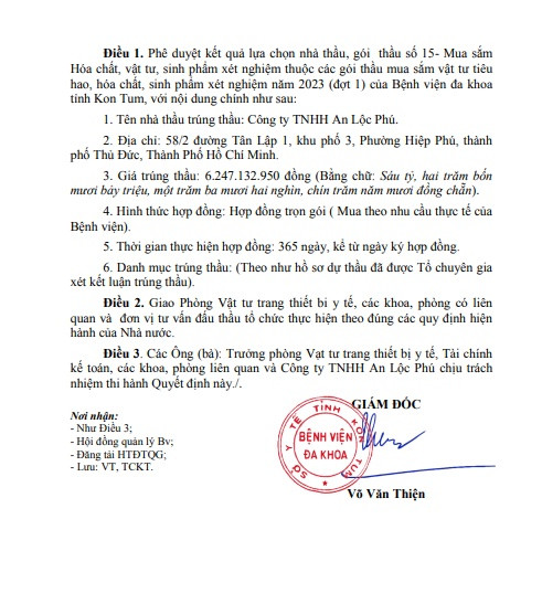 Cty An Loc Phu 1 nam trung 27 goi thau tai BVDK Kon Tum-Hinh-2