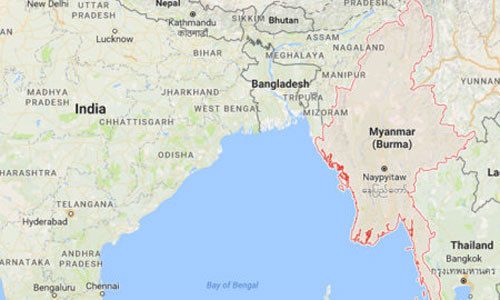 Tin nong: May bay nuoc ngoai roi o ngoai khoi Myanmar