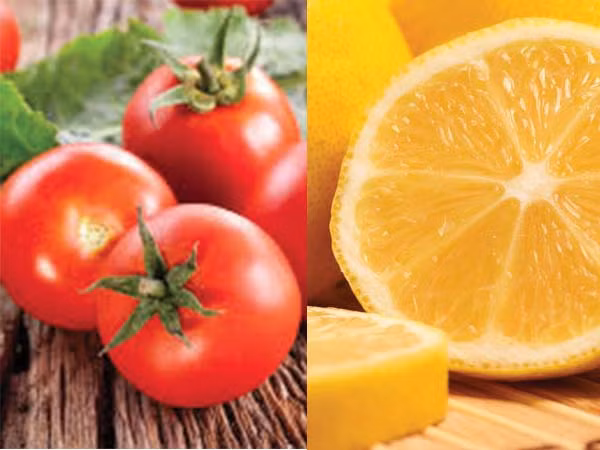 Chanh và cà chua: Dầm nát cà chua với một chút nước cốt chanh tươi, đắp hỗn hợp này lên vùng da bị thâm đen trong 30 – 35 phút. Đây là phương pháp mà bạn có thể làm hàng ngày. 