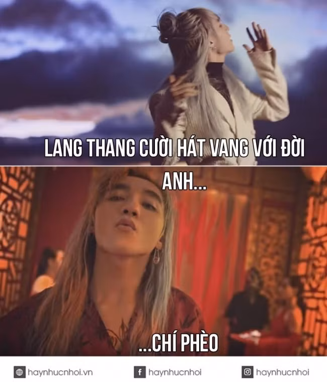 Có thể nói, những sản phẩm âm nhạc của nam ca sĩ gốc Thái Bình đều trở thành nguồn cảm hứng bất tận của cộng đồng mạng. Từ Chúng ta không thuộc về nhau, Lạc trôi và cho đến bây giờ là Nơi này có anh.