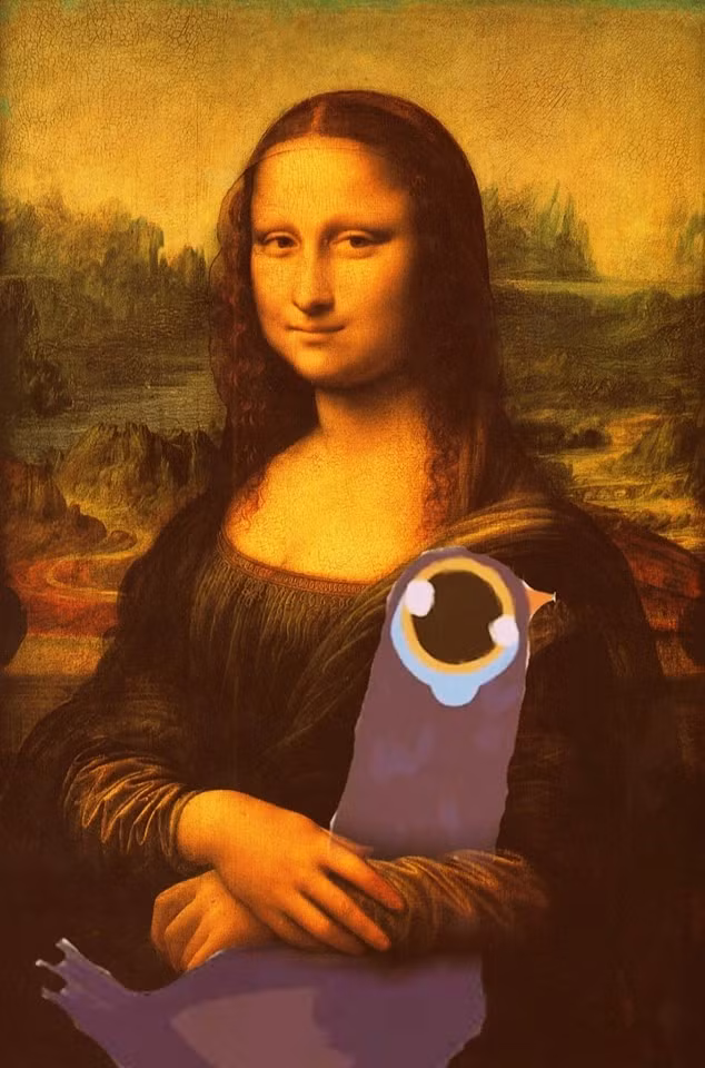 Những biểu cảm khác của icon chú chim màu tím cũng trở thành nguồn cảm hứng cho các "thánh photoshop". Ảnh: Tumblr BĐ.