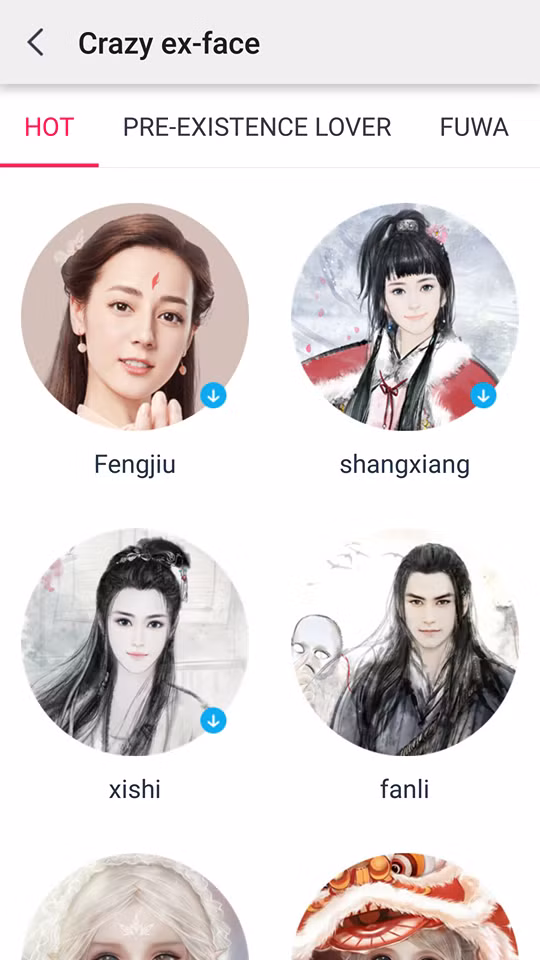 Ứng dụng này sẽ tự động hòa trộn gương mặt bạn với bộ sưu tập các nhân vật cổ trang đình đám như Tiểu Long Nữ, Dương Quá, hay Quách Tĩnh,..mang lại cho người dùng một diện mạo mới hoàn toàn. Ngoài ra, ứng dụng chỉnh sửa ảnh “thần thánh” này còn có thể tự trang điểm thêm cho khuôn mặt như kẻ mắt, tô má hồng, tô son,…để bạn trông long lanh nhất có thể.