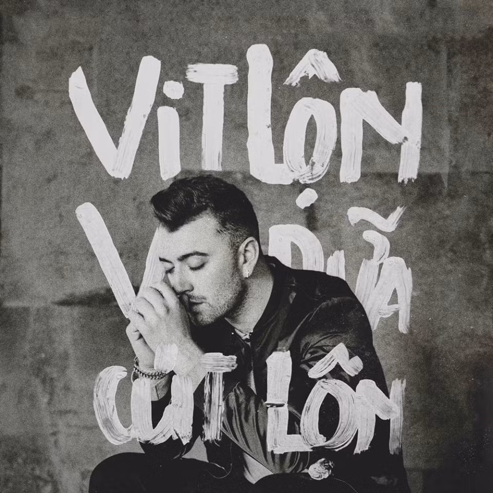 Một Sam Smith trầm ngâm được đặt cạnh dòng chữ bán trứng cút lộn khiến nhiều dân mạng phải bật cười, thích thú.