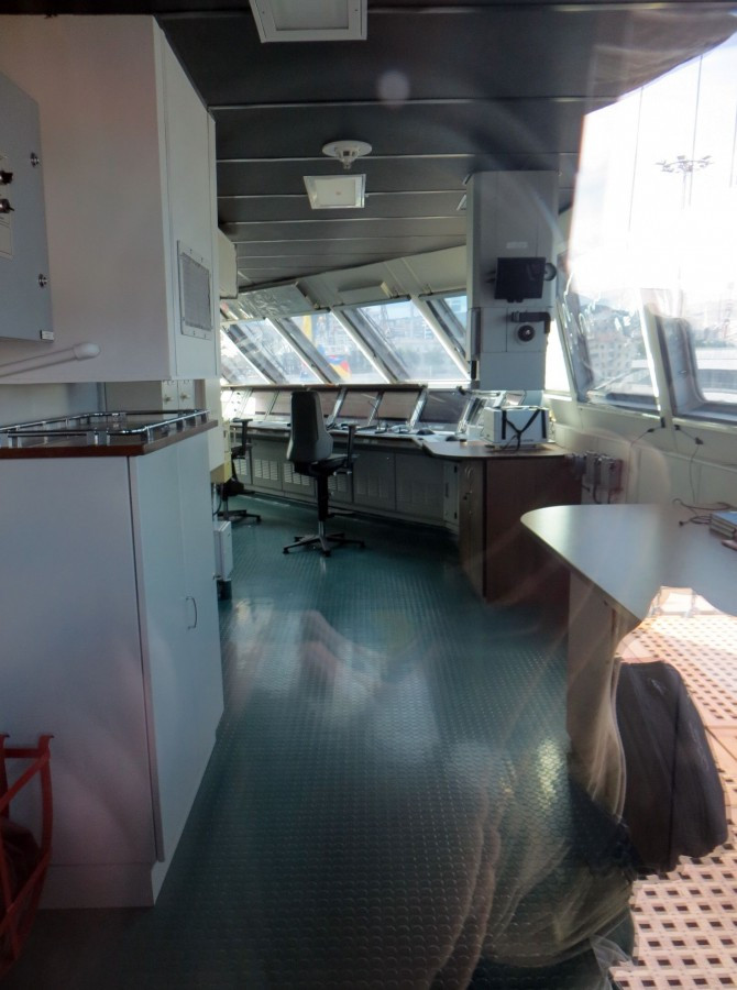 Hình ảnh hiếm hoi bên trong boong điều khiển của tàu Đề án 22160. Nguồn ảnh: Livejournal.