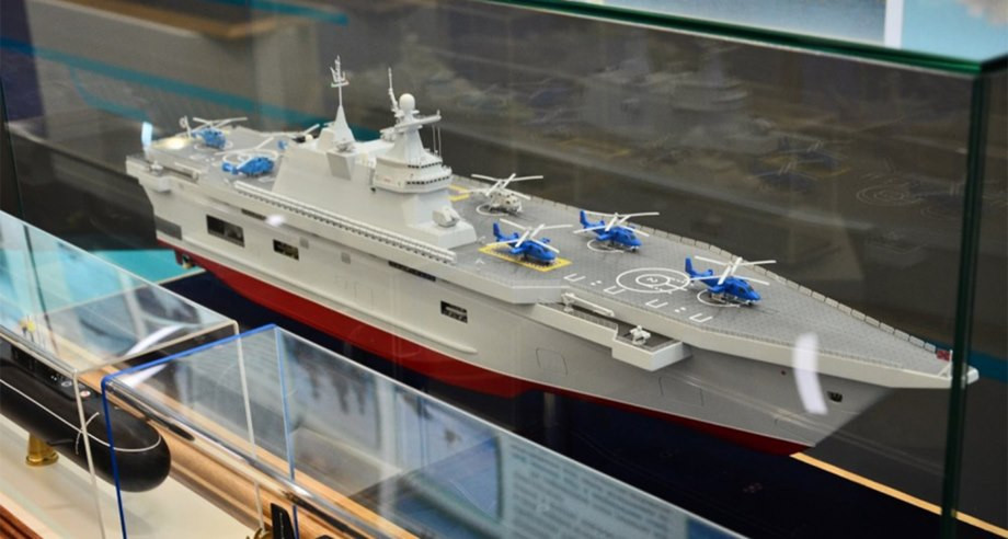 Đề án đóng tàu đổ bộ tấn công mới nhất hiện nay của Nga đó là các tàu mang tên Proboi. Theo dự kiến, tàu đổ bộ Priboi sẽ có độ giãn nước 14.000 tấn, hoạt động được liên tục 2 tháng trên biển và mang theo được 8 trực thăng. Nguồn ảnh: Rumil.