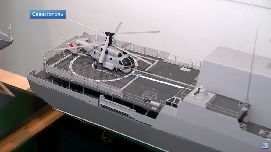 Khác biệt rõ nhất của khinh hạm Dự án 11664 so với bản nâng cấp của Gepard đó là nó có tháp radar dạng kín ở phía sau, thay vì để lộ thiên radar Pozitiv-ME ở ngoài.