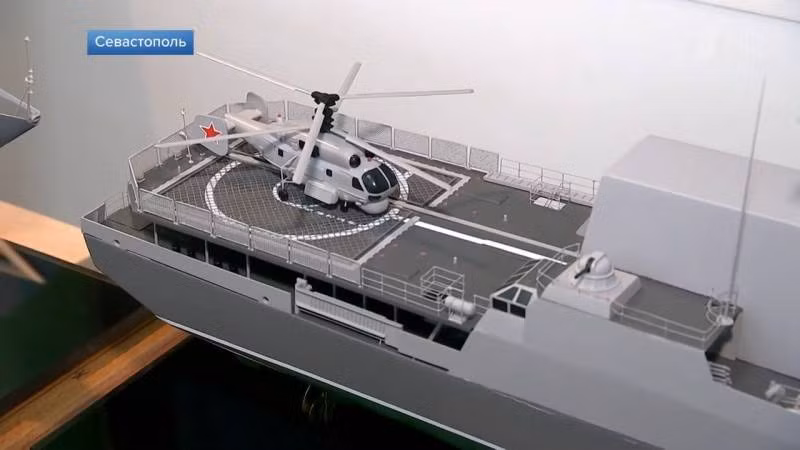 Phía Nga cũng khẳng định, tàu chiến lớp Đề án 11664 không phải một hộ vệ hạm đúng nghĩa và cũng không phải một khu trục hạm mà sẽ là một tàu giao thoa giữa hai lớp này. Nguồn ảnh: Topwar.