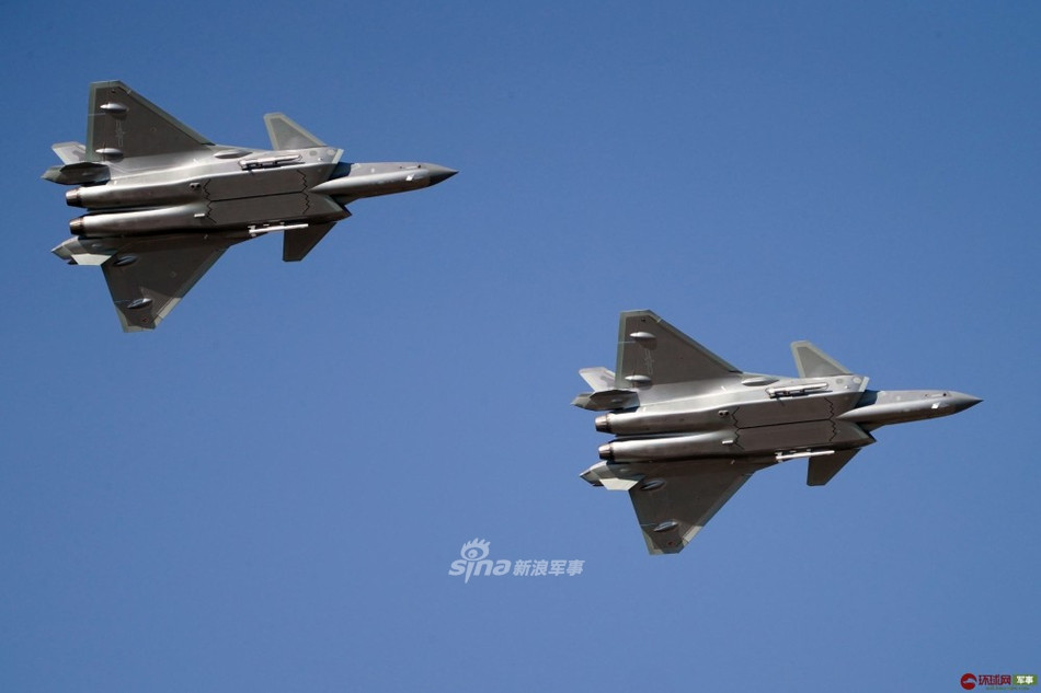 Đây là chiến đấu cơ tàng hình thế hệ năm đầu tiên của Trung Quốc, được kỳ vọng sẽ trở thành đối trọng của các loại chiến đấu cơ thế hệ năm trong tay Hàn Quốc, Nhật Bản. Nguồn ảnh: Sina.