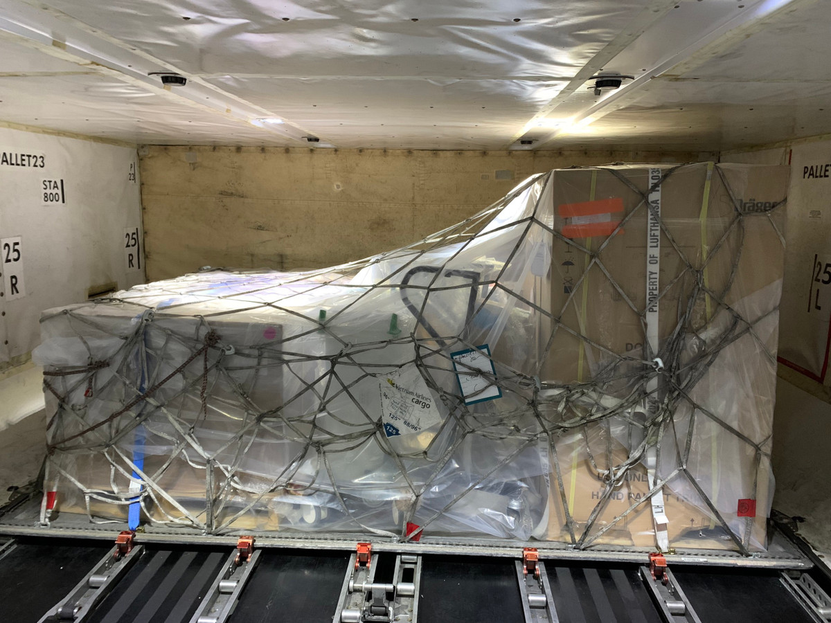 Đây là số máy thở được một đơn vị bố trí đưa vào TP HCM để phục vụ chống dịch COVID-19.