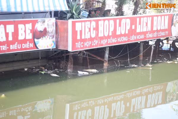 Những tấm lưới nhỏ được các chủ du thuyền quây xung quanh để rác thải không lọt vào.