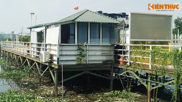 Ghi nhận của PV Kiến Thức, ngay bên dưới sàn nhà của các hộ kinh doanh và du thuyền hồ Tây (Hà Nội) rác thải xả bừa bãi, bốc mùi hôi thối cực kỳ khó chịu, gây ảnh hưởng đến môi trường xung quanh khu vực.