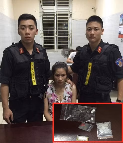 Nữ quái Lê Thị Loan bị cảnh sát cơ động Hà Nội bắt gọn sau khi vận chuyển ma túy.