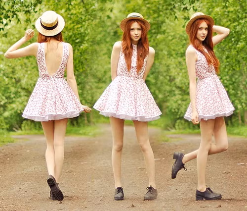 Tránh những kiểu mũ tròn đều, chóp thấp và vành rộng vì nó chỉ làm cho gương mặt bạn to và tròn thêm mà thôi. Nguồn: xahoi