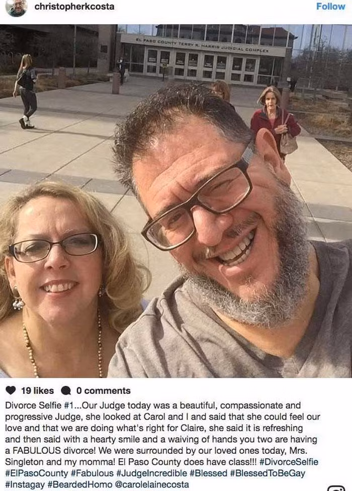 Thậm chí cặp đôi này còn nhận xét "Hôm nay là một buổi lên tòa tuyệt vời, những chủ tòa chuyên nghiệp và có trách nhiệm. Họ còn nói rằng, đây là một buổi ly hôn huyền thoại". Hãy vẫy tay chào người từng một thời là "bạn đời" và đón nhận cuộc sống độc thân!