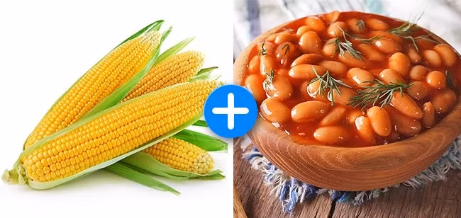 Ngô và các loại đậu. Một nghiên cứu cho rằng, mỗi tuần ăn một bữa đậu sẽ giảm cân hiệu quả hơn so với chế độ ăn không có đỗ. Trong khi đó, ngô lại giúp giảm béo vì có chứa tinh bột nhưng là dạng biến tính và cơ thể không thể hấp thụ đơpcj calo và glucose trong nó.